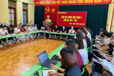 SINH HOẠT CHUYÊN MÔN THÁNG 9/2025