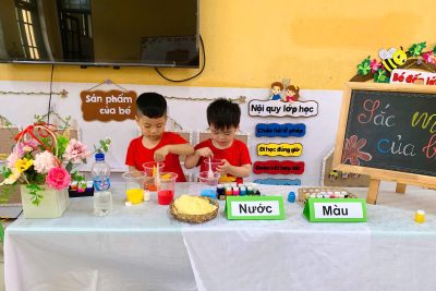THÍ NGHIỆM: SẮC MÀU CỦA BÉ