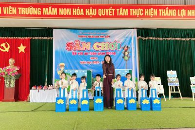 SÂN CHƠI “BÉ VỚI AN TOÀN GIAO THÔNG” – HÀNH TRÌNH NHỎ, Ý NGHĨA LỚN