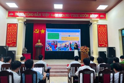 TRƯỜNG MẦM NON HÒA HẬU THAM DỰ HỘI THẢO GIẢI PHÁP NÂNG CAO CHẤT LƯỢNG GIÁO DỤC TOÀN DIỆN TRONG ĐIỀU KIỆN THỰC HIỆN CHÍNH QUYỀN ĐỊA PHƯƠNG HAI CẤP