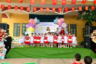CHƯƠNG TRÌNH ”VUI TẾT THIẾU NHI 1/6 & LỄ RA TRƯỜNG CHO CÁC BÉ 5 TUỔI TRƯỜNG MN HÒA HẬU KHU B”